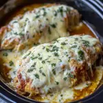 Slow Cooker Cheesy Mozzarella Chicken